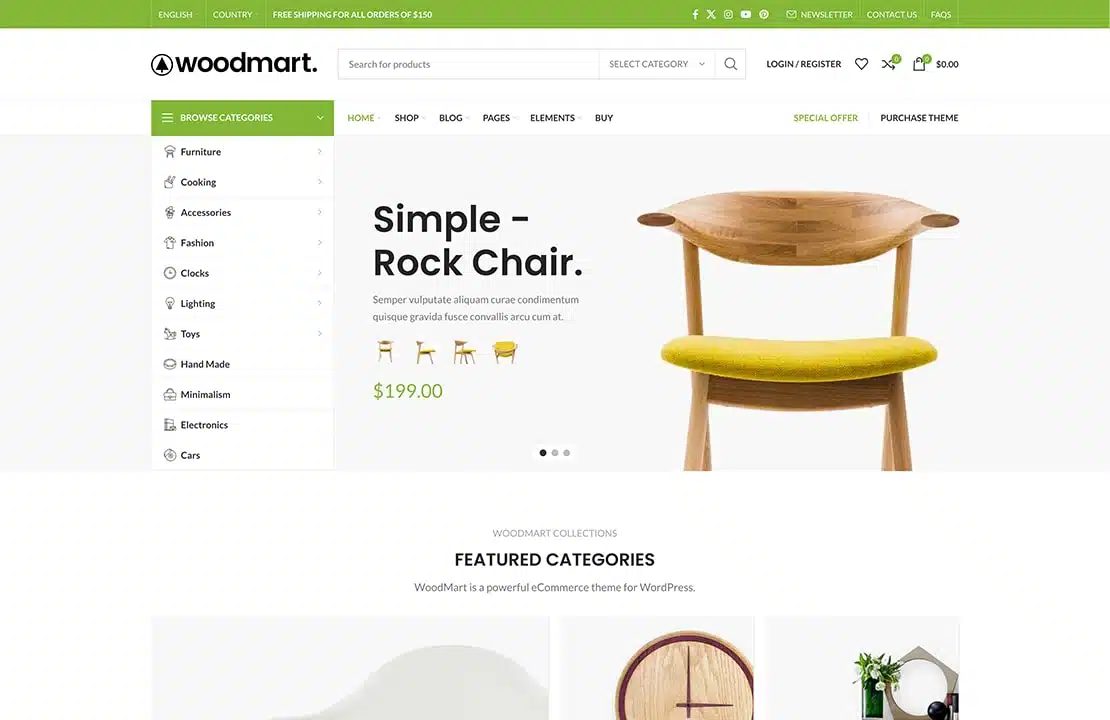 WoodMart Responsive WooCommerce WordPress Themev8.4.1